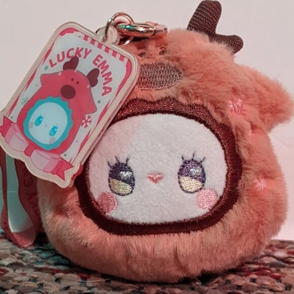 Lucky Emma Rua Rua Zoo scented Plushes keychain "Forest Deer" Scent: Cookie - Picture 2 of 5